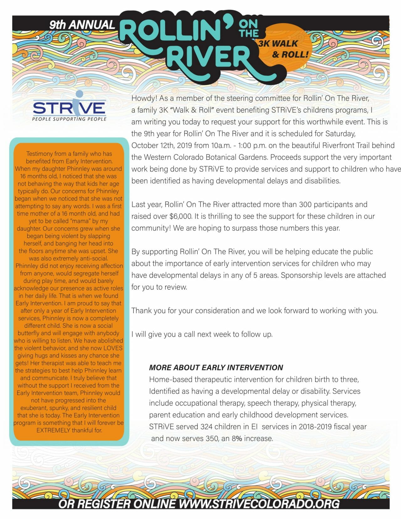 Rollin’ on the River 2019 Sponsorship Opportunities